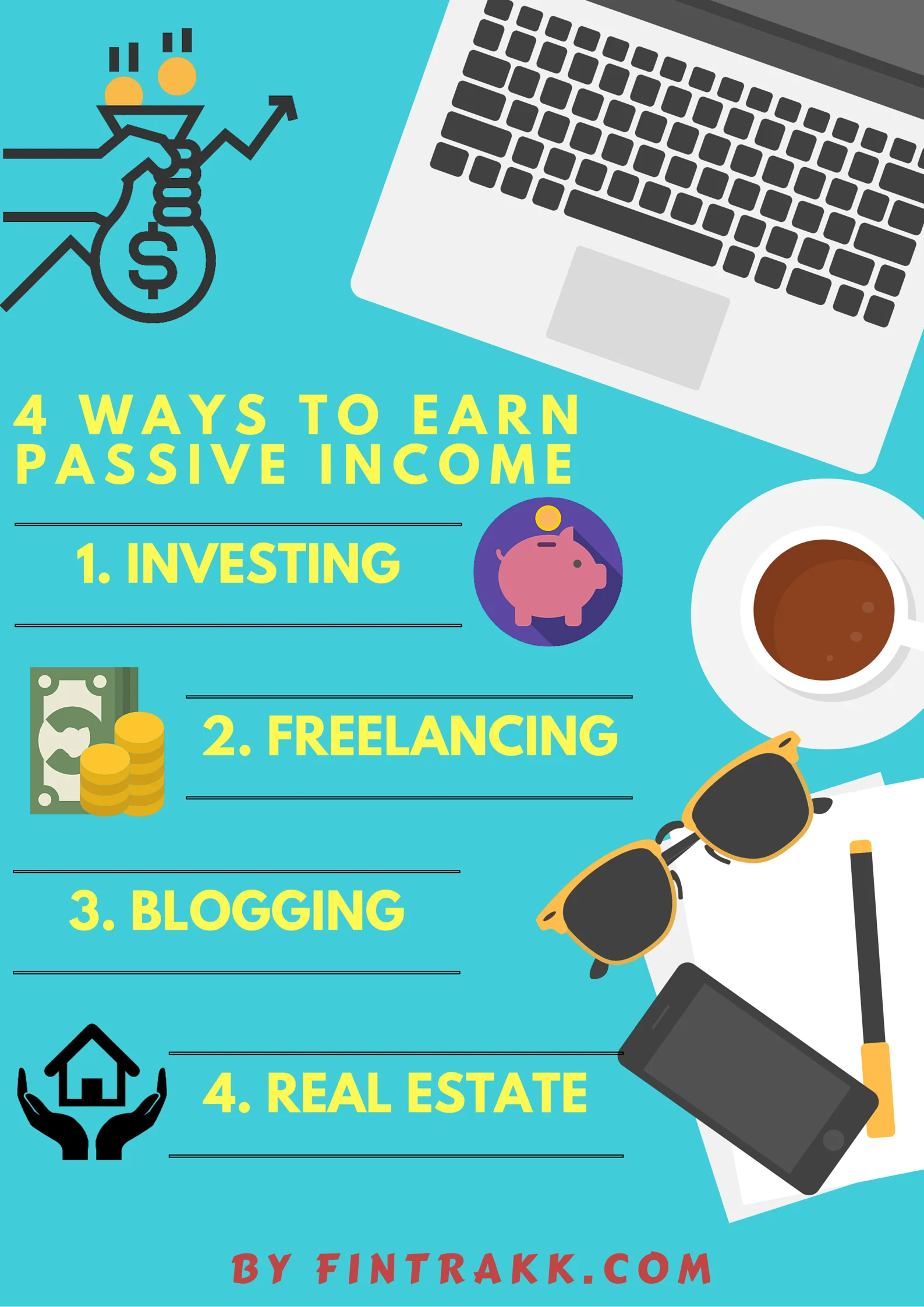 Passive Income Infographic,how to earn passive income,ways of passive income,earn additional income