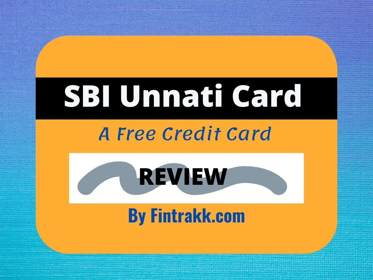 SBI Unnati credit card