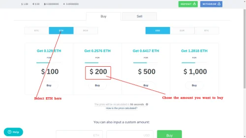 Step 1 Cex.io