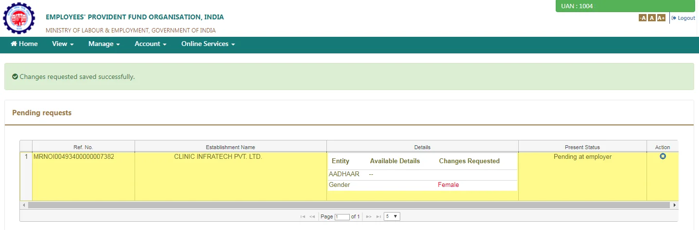 epf uan name correction online, epf name correction, epf, update epf details