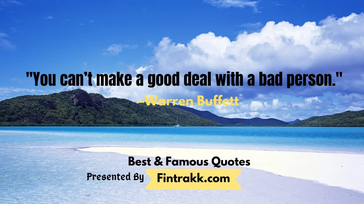 Famous Warren Buffett Quotes