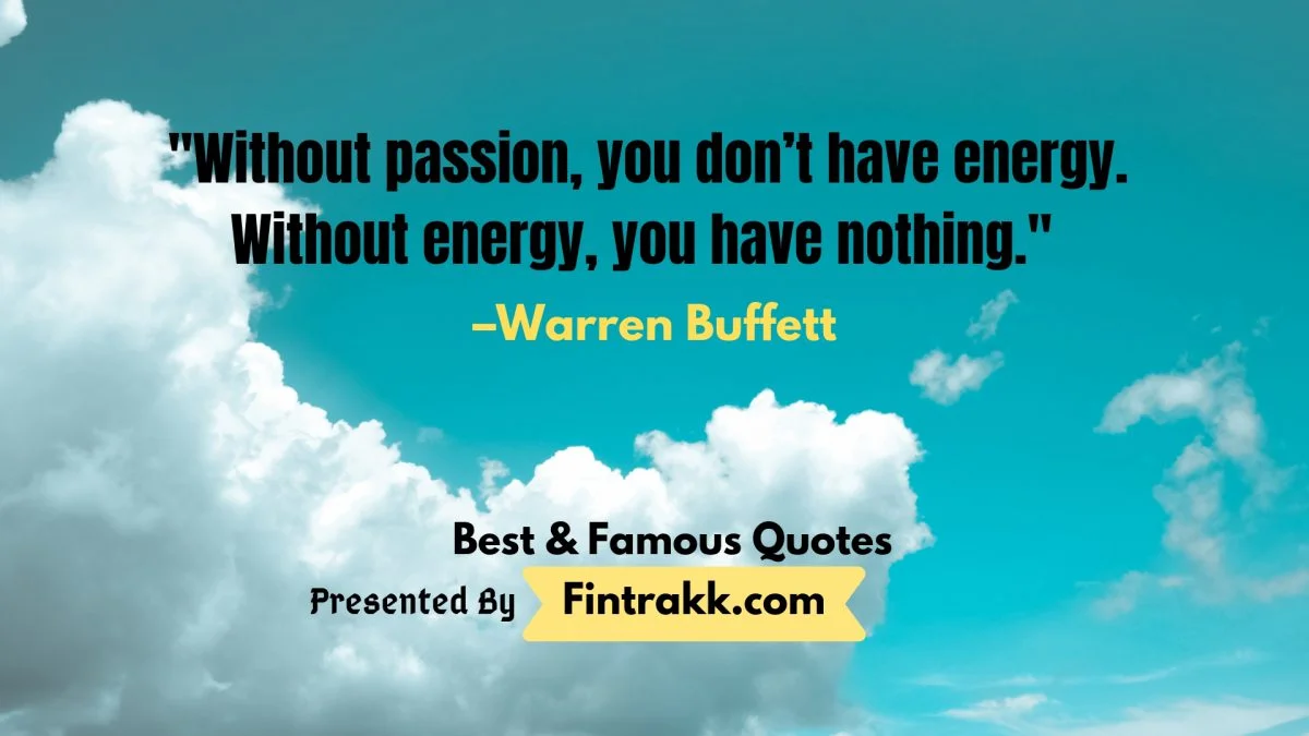Warren Buffett Quotes