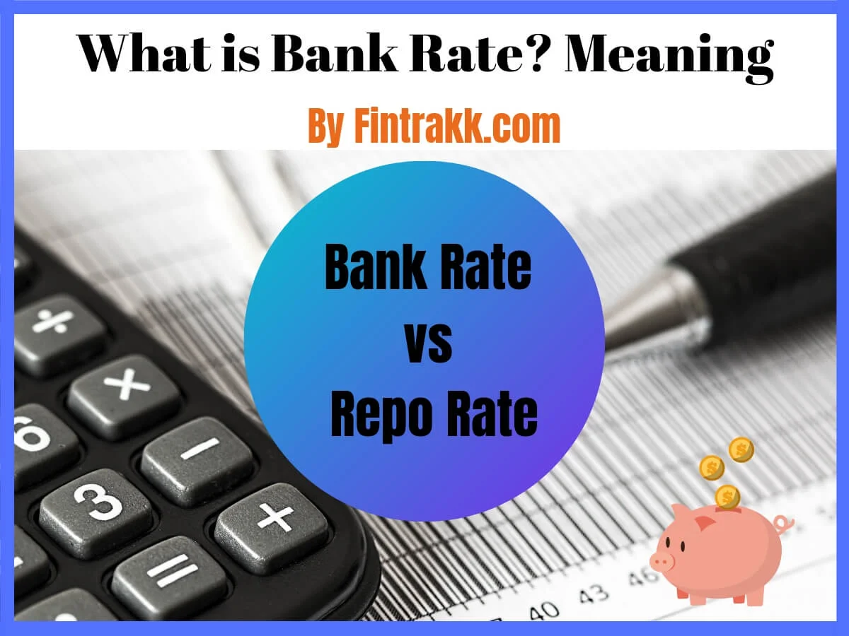 Bank Rate in India, bank rate vs repo rate